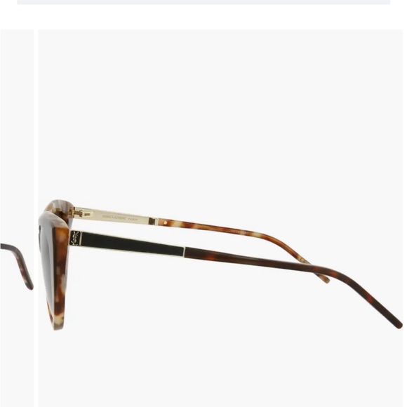 Saint Laurent 55mm Cat Eye Sunglasses Tortoise - Picture 5 of 8